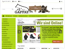 Tablet Screenshot of gappay-hundesport.com